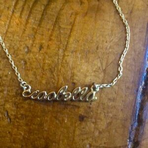 Madewell ciaobella gold tone adjustable necklace